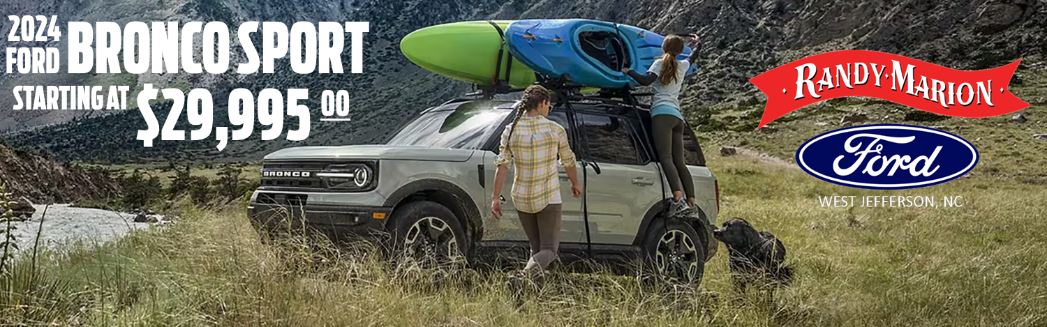 Save Big on Ford Bronco Sport Models at Randy Marion Ford