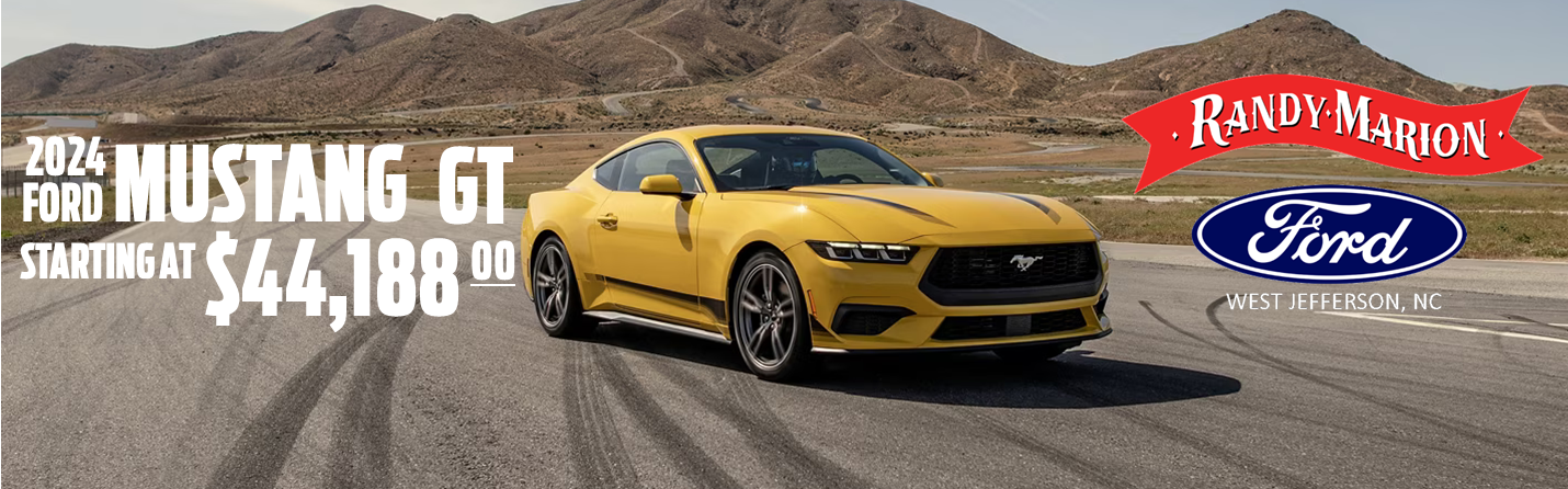 Save Big on 2024 Ford Mustang Models at Randy Marion Ford 